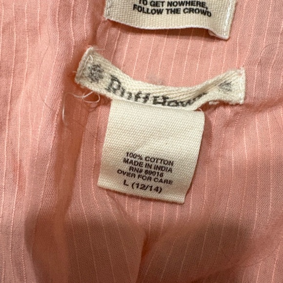 Ruff Hewn Coral Button-Front Tunic - Picture 4 of 5